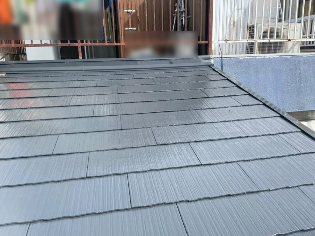越谷市Y様邸_屋根塗装施工後