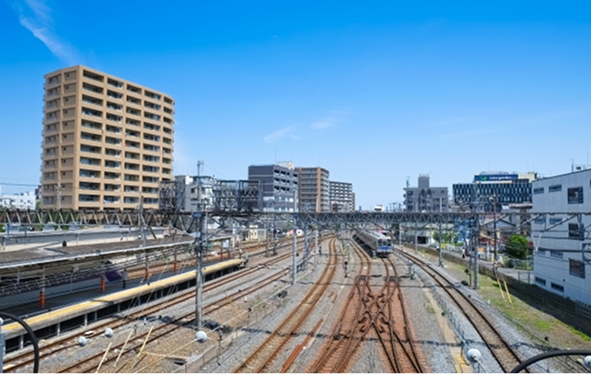 春日部の街の様子