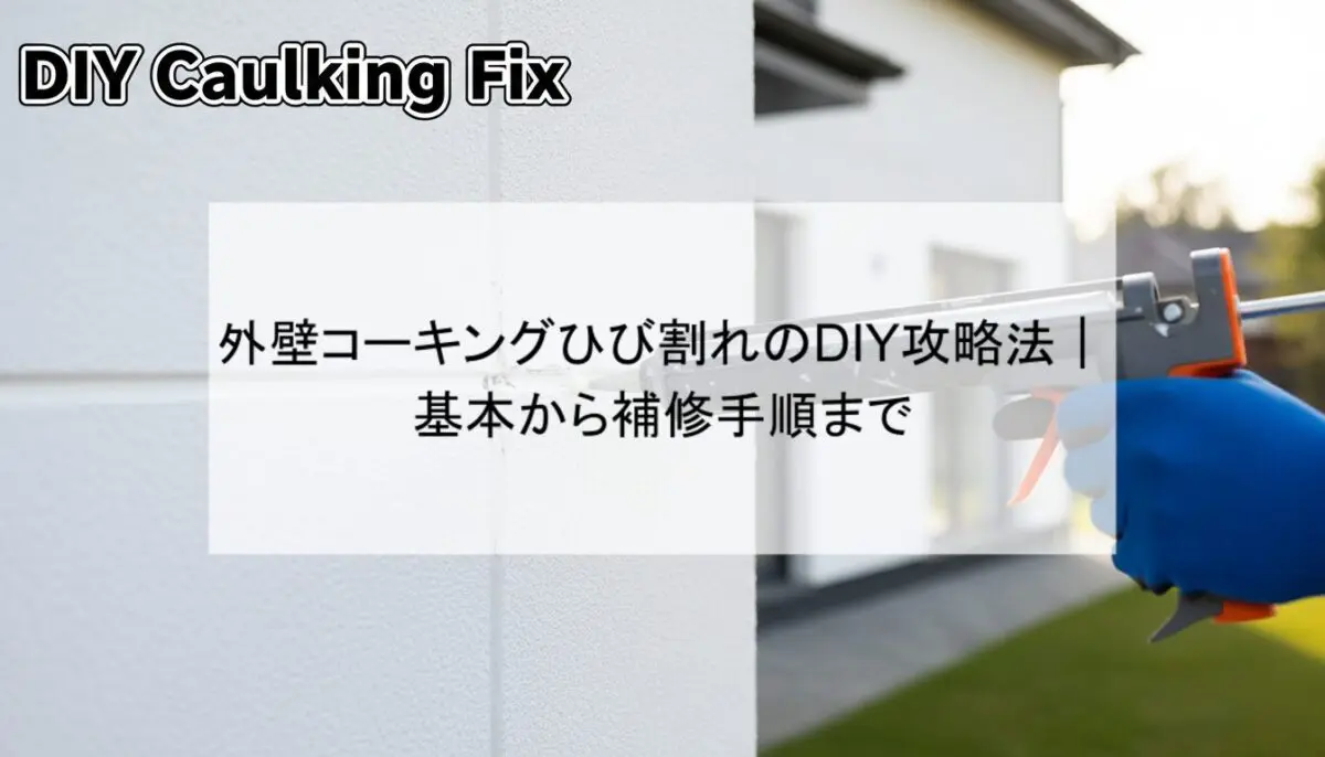 外壁 コーキング 自分 で